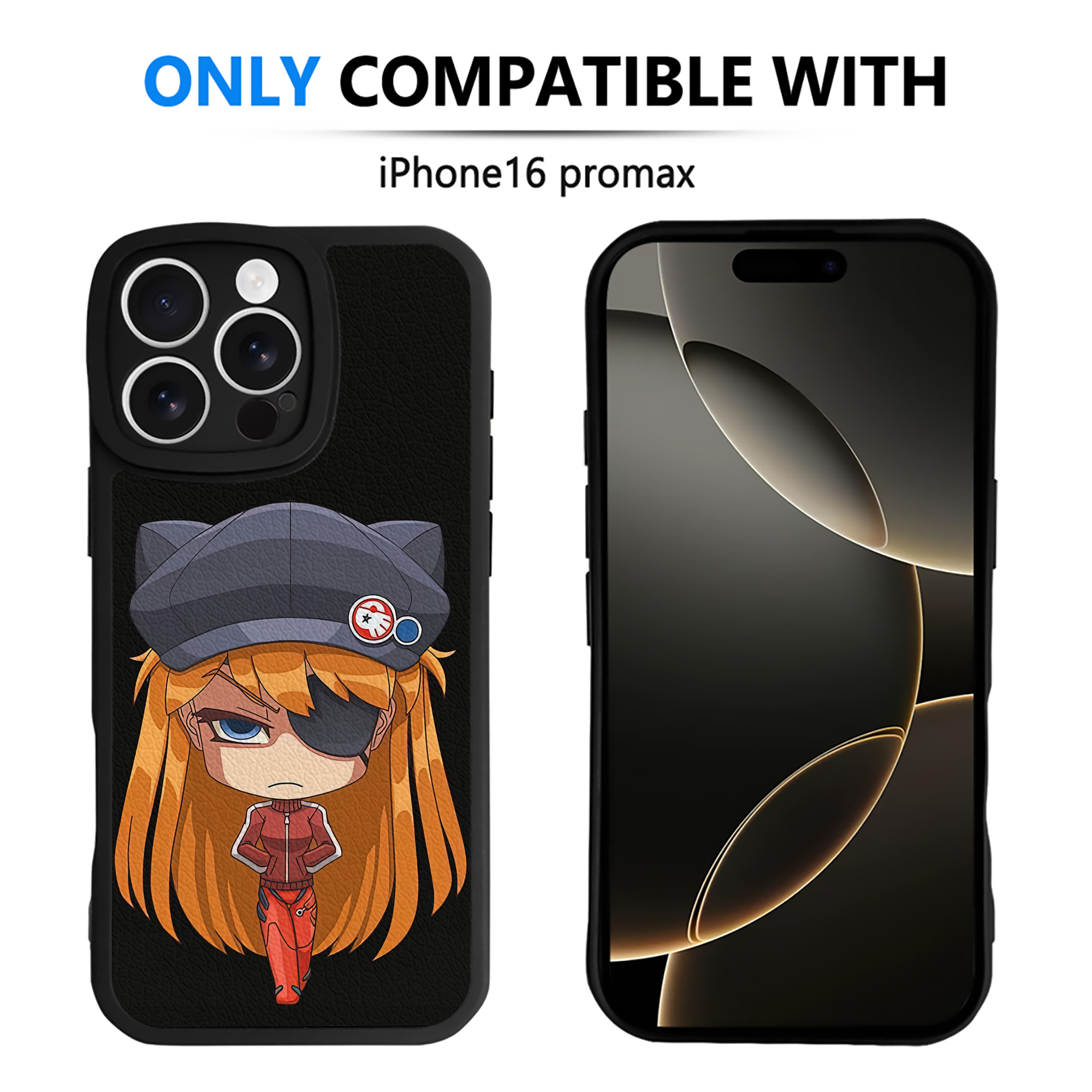 （画像用） EVA 新世紀エヴァンゲリオン 【iPhone 16シリーズ対応】シリコンスマホケース（レザー調） 材質：シリコン
